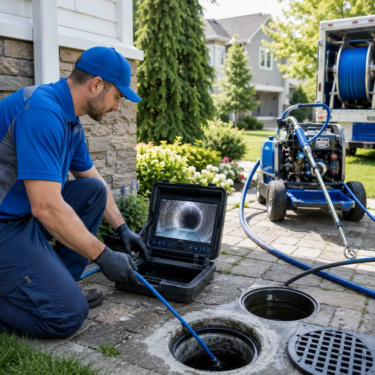 Outdoor drain cleaning professionals serving Marianna, AR